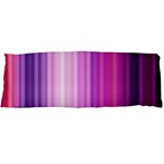 Pink Vertical Color Rainbow Purple Red Pink Line Body Pillow Case Dakimakura (Two Sides) Front