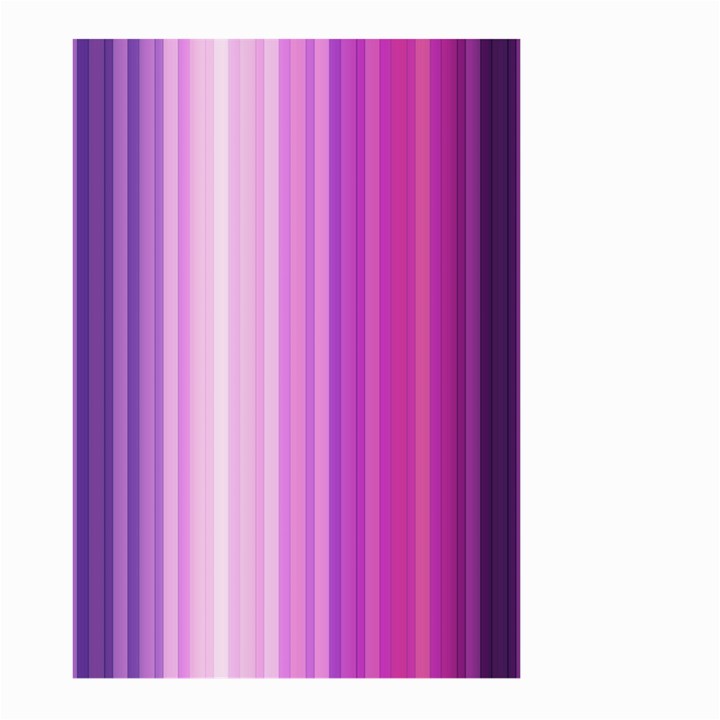 Pink Vertical Color Rainbow Purple Red Pink Line Large Garden Flag (Two Sides)