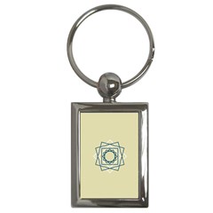 Shape Experimen Geometric Star Plaid Sign Key Chains (rectangle) 