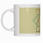 Shape Experimen Geometric Star Sign White Mugs Left