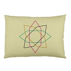 Shape Experimen Geometric Star Sign Pillow Case by Alisyart