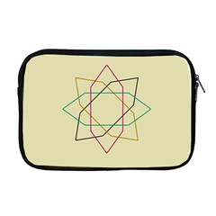 Shape Experimen Geometric Star Sign Apple Macbook Pro 17  Zipper Case