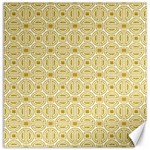 Gold Geometric Plaid Circle Canvas 16  x 16   15.2 x15.41  Canvas - 1