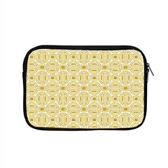 Gold Geometric Plaid Circle Apple Macbook Pro 15  Zipper Case