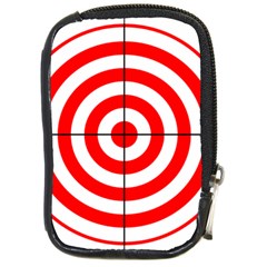 Sniper Focus Target Round Red Compact Camera Cases