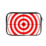 Sniper Focus Target Round Red Apple MacBook Pro 13  Zipper Case Front