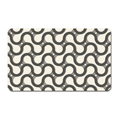 Shutterstock Wave Chevron Grey Magnet (rectangular) by Alisyart