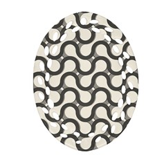 Shutterstock Wave Chevron Grey Ornament (oval Filigree)