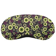 Ring Circle Plaid Green Pink Blue Sleeping Masks