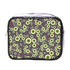 Ring Circle Plaid Green Pink Blue Mini Toiletries Bags by Alisyart