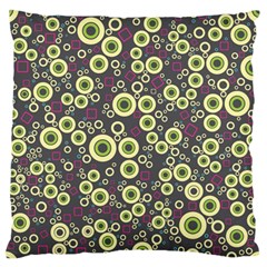 Ring Circle Plaid Green Pink Blue Standard Flano Cushion Case (two Sides) by Alisyart