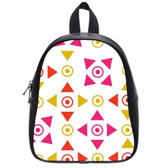 Spectrum Styles Pink Nyellow Orange Gold School Bags (small) 