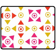 Spectrum Styles Pink Nyellow Orange Gold Fleece Blanket (medium) 