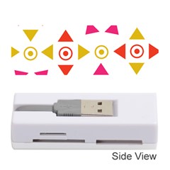 Spectrum Styles Pink Nyellow Orange Gold Memory Card Reader (stick) 