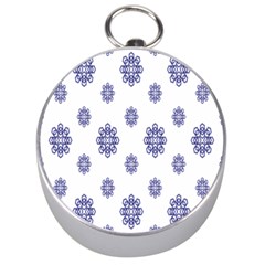 Snow Blue White Cool Silver Compasses by Alisyart