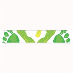 Soles Feet Green Yellow Family Small Bar Mats