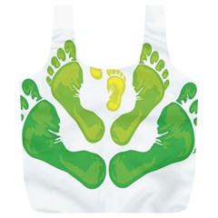 Soles Feet Green Yellow Family Full Print Recycle Bags (l)  by Alisyart