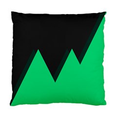 Soaring Mountains Nexus Black Green Standard Cushion Case (one Side) by Alisyart