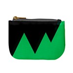 Soaring Mountains Nexus Black Green Mini Coin Purses Front