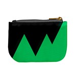 Soaring Mountains Nexus Black Green Mini Coin Purses Back