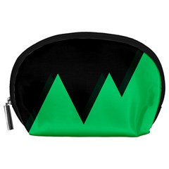 Soaring Mountains Nexus Black Green Accessory Pouches (large)  by Alisyart