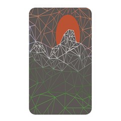 Sun Line Lighs Nets Green Orange Geometric Mountains Memory Card Reader