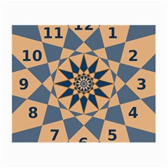 Stellated Regular Dodecagons Center Clock Face Number Star Small Glasses Cloth (2-side)