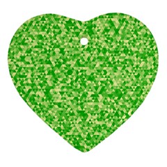 Specktre Triangle Green Ornament (heart)
