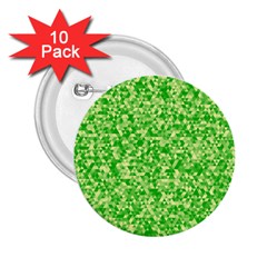 Specktre Triangle Green 2 25  Buttons (10 Pack)  by Alisyart