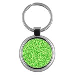 Specktre Triangle Green Key Chains (Round)  Front