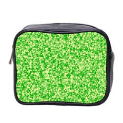 Specktre Triangle Green Mini Toiletries Bag 2-side