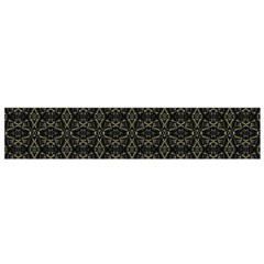 Dark Interlace Tribal  Flano Scarf (small)  by dflcprints