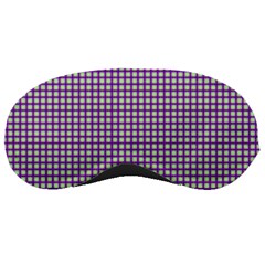 Mardi Gras Purple Plaid Sleeping Masks by PhotoNOLA