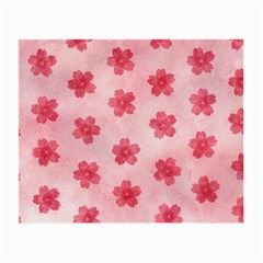 Watercolor Flower Patterns Small Glasses Cloth (2-side) by TastefulDesigns