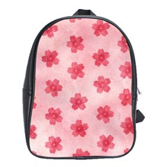 Watercolor Flower Patterns School Bags(large)  by TastefulDesigns