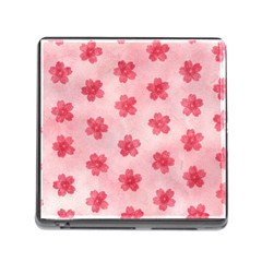 Watercolor Flower Patterns Memory Card Reader (square) by TastefulDesigns