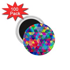 Colorful Abstract Triangle Shapes Background 1 75  Magnets (100 Pack)  by TastefulDesigns