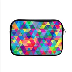 Colorful Abstract Triangle Shapes Background Apple Macbook Pro 15  Zipper Case by TastefulDesigns