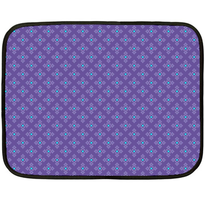 Abstract Purple Pattern Background Fleece Blanket (Mini)