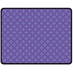 Abstract Purple Pattern Background Fleece Blanket (medium)  by TastefulDesigns