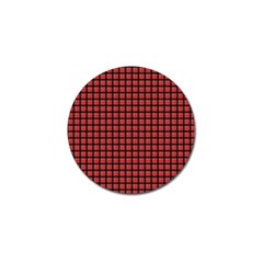 Red Plaid Golf Ball Marker (10 Pack) by PhotoNOLA