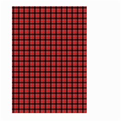 Red Plaid Large Garden Flag (two Sides)