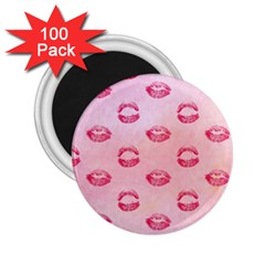Watercolor Kisses Patterns 2 25  Magnets (100 Pack)  by TastefulDesigns