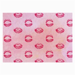 Watercolor Kisses Patterns Large Glasses Cloth (2-side) by TastefulDesigns