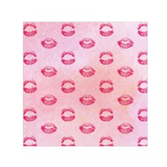 Watercolor Kisses Patterns Small Satin Scarf (square) by TastefulDesigns