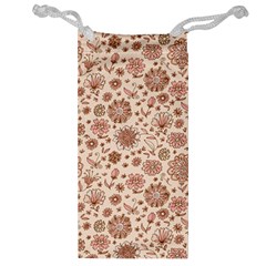 Retro Sketchy Floral Patterns Jewelry Bag by TastefulDesigns