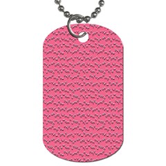 Background Letters Decoration Dog Tag (two Sides) by Simbadda
