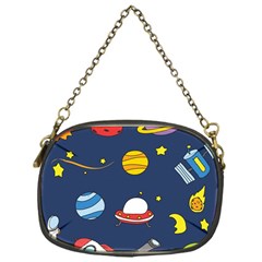 Space Background Design Chain Purses (one Side)  by Simbadda