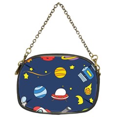 Space Background Design Chain Purses (two Sides)  by Simbadda