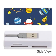 Space Background Design Memory Card Reader (stick)  by Simbadda